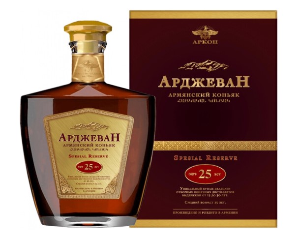 Коньяк АРДЖЕВАН ОС 25 лет 40% 700мл п/у / интернет-магазин напитков Лоза в Улан-Удэ