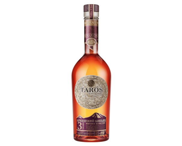 Коньяк ТАРОС 3 года 40% 500мл / интернет-магазин напитков Лоза в Улан-Удэ