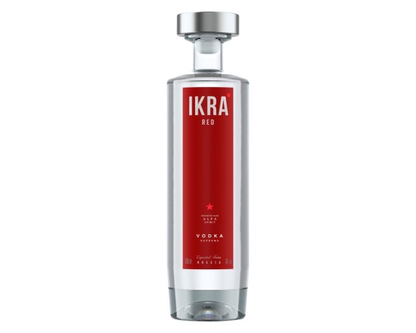 Водка ИКРА Красная 40% 500мл / интернет-магазин напитков Лоза в Улан-Удэ