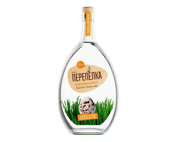 Водка ПЕРЕПЕЛКА Деревенская 40% 500мл / интернет-магазин напитков Лоза в Улан-Удэ