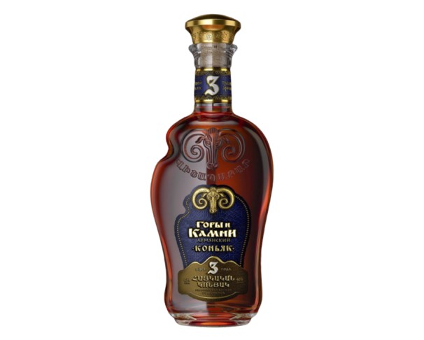 Коньяк ГОРЫ И КАМНИ 3 года 40% 250мл / интернет-магазин напитков Лоза в Улан-Удэ