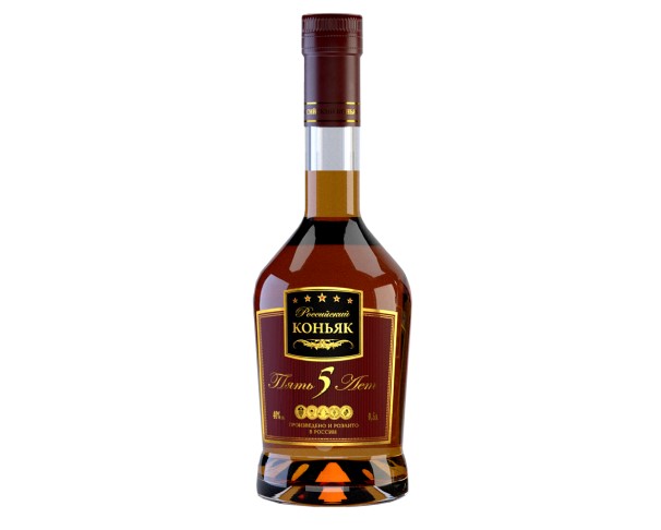 Коньяк России ШЕРЕМЕТЬЕВСКИЙ КВЗ Пять лет 40% 500мл / интернет-магазин напитков Лоза в Улан-Удэ