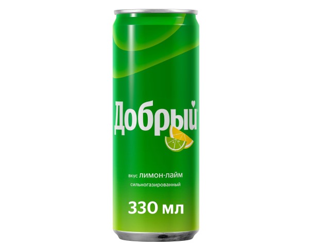 Вода газ. ДОБРЫЙ Лимон лайм 330мл ж/б / интернет-магазин напитков Лоза в Улан-Удэ