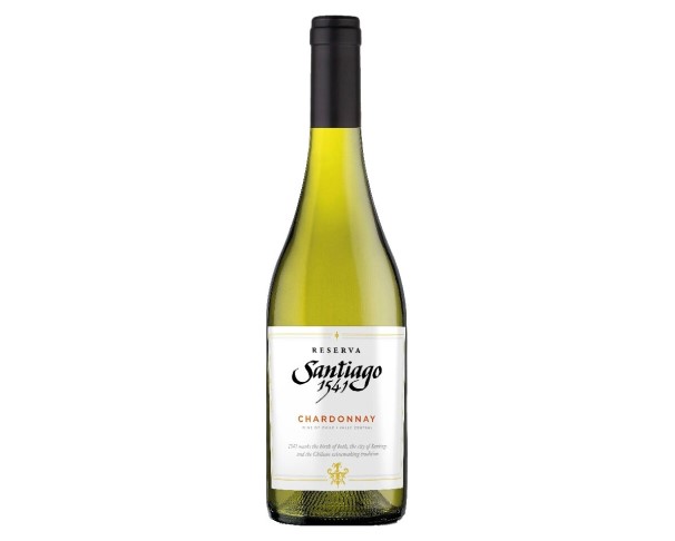 Вино САНТЬЯГО 1541 Резерва Шардоне белое сухое 12% 750мл / интернет-магазин напитков Лоза в Улан-Удэ