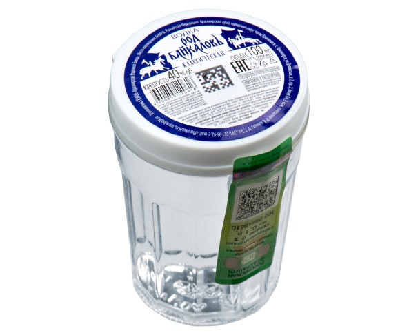 Водка РОД БАЙКАЛОВЪ Классическая 40% 100мл стакан / интернет-магазин напитков Лоза в Улан-Удэ