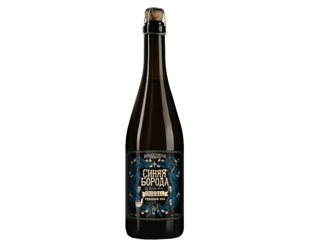 Пиво ВАСИЛЕОСТРОВСКОЕ Эль Синяя Борода 8% 750мл ст/б / интернет-магазин напитков Лоза в Улан-Удэ