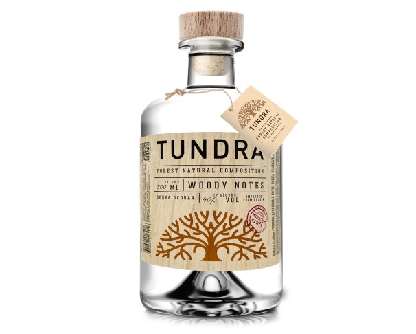 Водка ТУНДРА Форест 40% 500мл / интернет-магазин напитков Лоза в Улан-Удэ