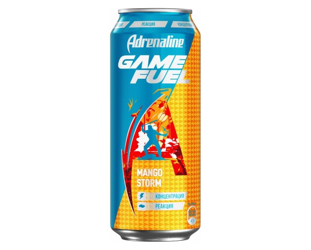 Напиток АДРЕНАЛИН Игровая Энергия манго 449мл / интернет-магазин напитков Лоза в Улан-Удэ