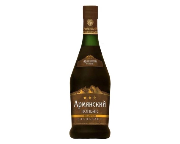 Коньяк ЗАНАЗАН 3 года 40% 250мл / интернет-магазин напитков Лоза в Улан-Удэ