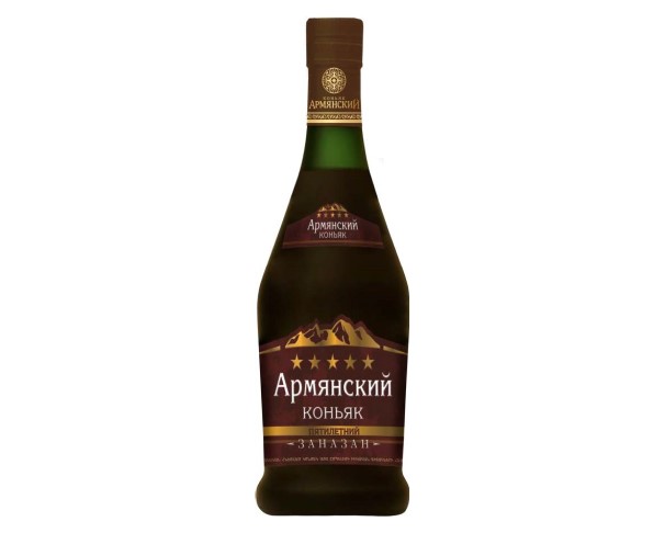 Коньяк ЗАНАЗАН 5 лет 40% 500мл / интернет-магазин напитков Лоза в Улан-Удэ