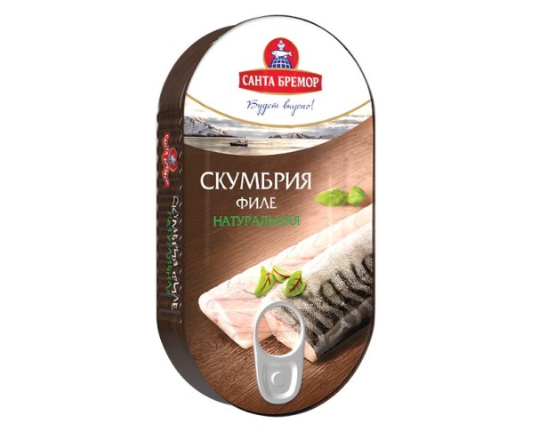 Скумбрия САНТА БРЕМОР Атлантическая в масле 175г ж/б / интернет-магазин напитков Лоза в Улан-Удэ