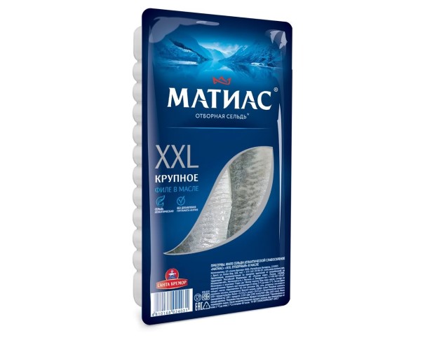 Сельдь САНТА БРЕМОР Матиас XXL в оливковом масле 300г / интернет-магазин напитков Лоза в Улан-Удэ