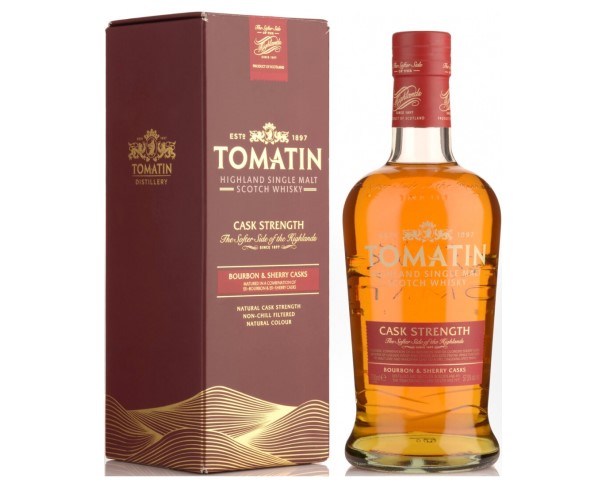 Виски ТОМАТИН Каск Стренгз 57,5% односолодовый 700мл п/у / интернет-магазин напитков Лоза в Улан-Удэ