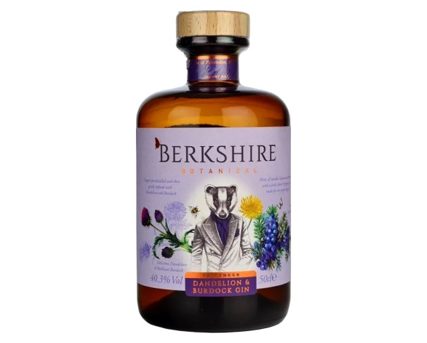 Джин БЕРКШИР Одуванчик-Лопух 40,3% 500мл / интернет-магазин напитков Лоза в Улан-Удэ