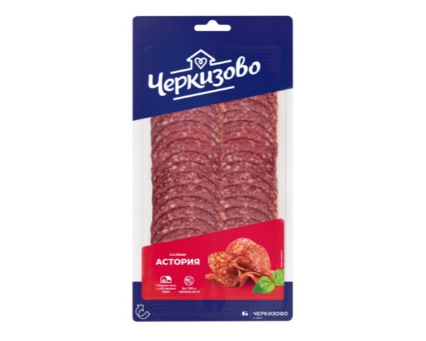 Колбаса ЧЕРКИЗОВО АСТОРИЯ салями с/к 85г нарезка / интернет-магазин напитков Лоза в Улан-Удэ