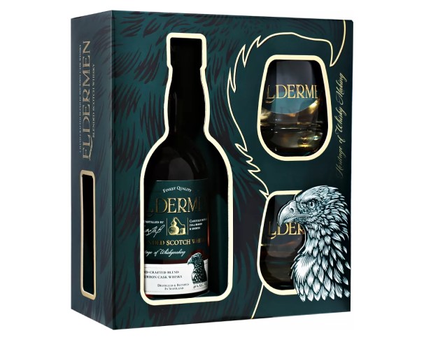 Виски ЭЛДЕРМЕН 40% 500мл п/у + 2 бокала / интернет-магазин напитков Лоза в Улан-Удэ