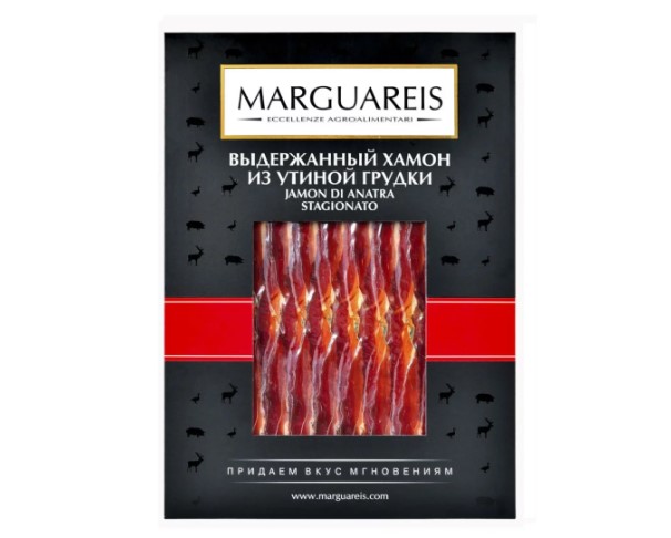 Хамон MARGUAREIS из копченой утиной грудки 60г нар / интернет-магазин напитков Лоза в Улан-Удэ