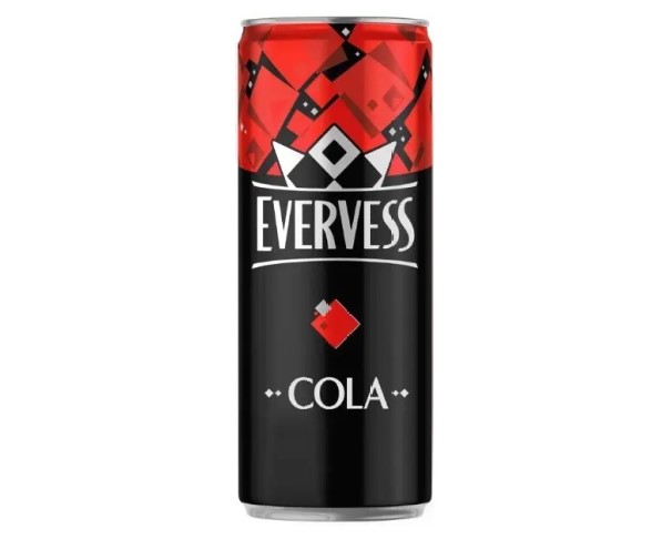 Напиток ЭВЕРЕВЕСС Кола 330мл ж/б / интернет-магазин напитков Лоза в Улан-Удэ