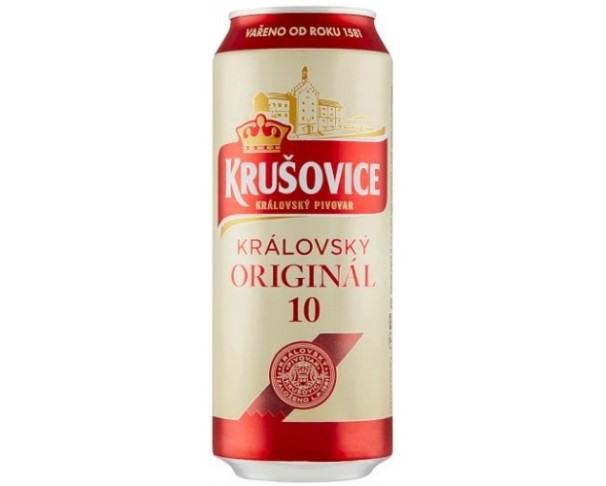 Пиво КРУШОВИЦЕ Оригинальное светлое 4.2% 500мл ж/б / интернет-магазин напитков Лоза в Улан-Удэ