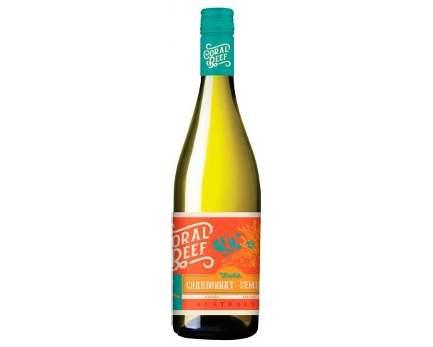 Вино КОРАЛ РИФ Шардоне Симельон белое сухое 13% 750мл / интернет-магазин напитков Лоза в Улан-Удэ
