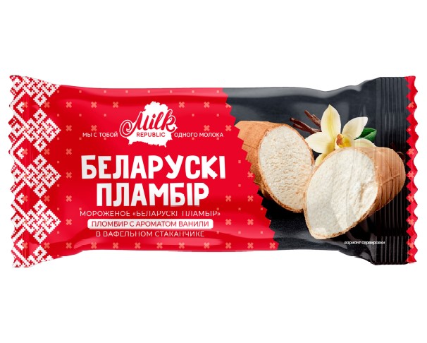Мороженое БЕЛОРУССКИЙ ПЛОМБИР Ваниль в/ст 80г БЗМЖ / интернет-магазин напитков Лоза в Улан-Удэ