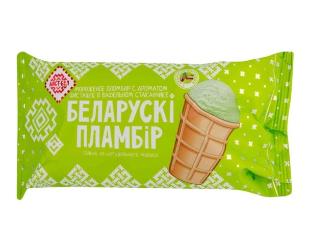 Мороженое БЕЛОРУССКИЙ ПЛОМБИР Фисташка в/ст 80г БЗМЖ / интернет-магазин напитков Лоза в Улан-Удэ