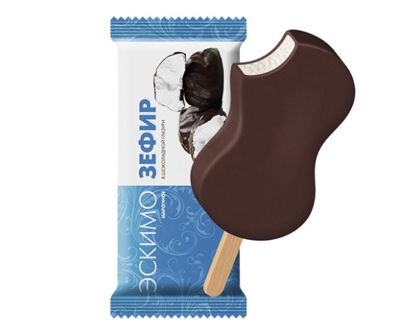 Эскимо БЕЛОРУССКИЙ ПЛОМБИР Зефир в шок.глазури 80г БЗМЖ / интернет-магазин напитков Лоза в Улан-Удэ