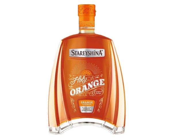 Ликер СТАРЕЙШИНА Холи Оранж 34% 500мл / интернет-магазин напитков Лоза в Улан-Удэ