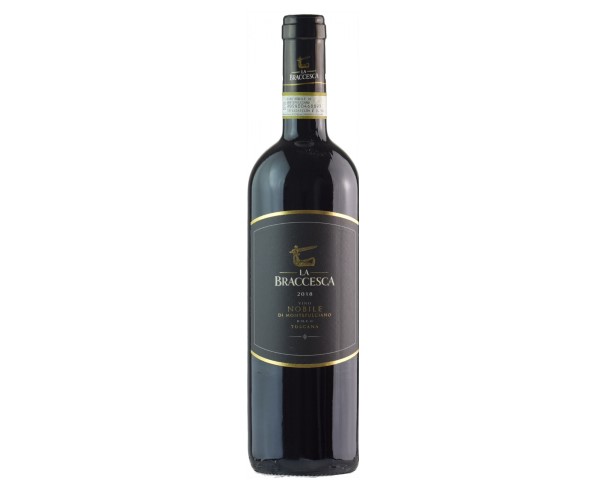 Вино ЛА БРАЧЧЕСКА Нобиле ди Монтепульчано красное сухое 14% 750мл / интернет-магазин напитков Лоза в Улан-Удэ