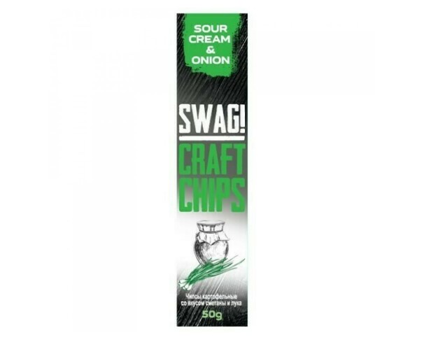Чипсы СВАГ Картофельные со сметаной луком 50 г / интернет-магазин напитков Лоза в Улан-Удэ