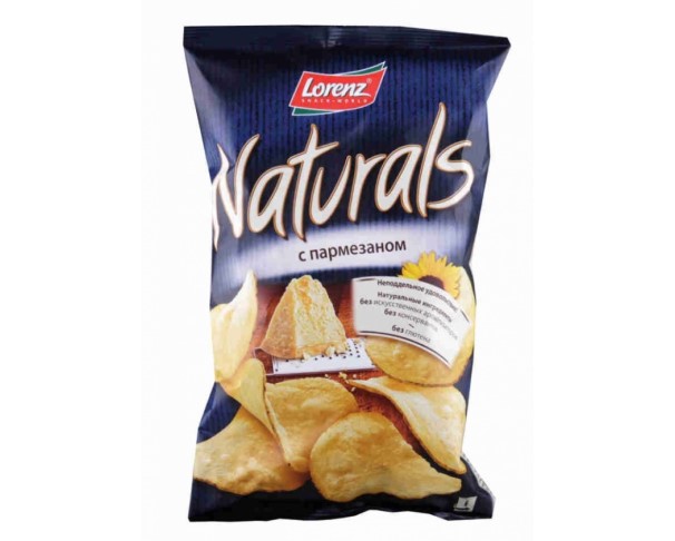Чипсы НАТУРАЛС с пармезаном 100гр / интернет-магазин напитков Лоза в Улан-Удэ