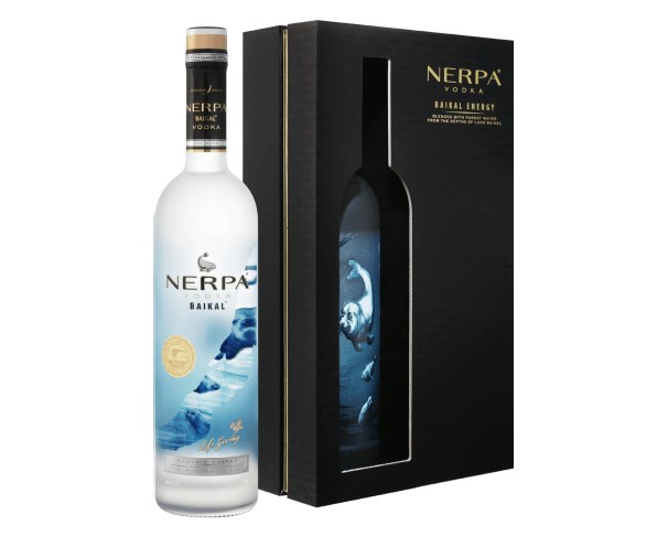 Водка НЕРПА Органик 40% 700мл + 2 стопки п/у / интернет-магазин напитков Лоза в Улан-Удэ
