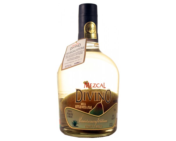 Мескаль ДИВИНО Ховен с грушей 40% 50мл / интернет-магазин напитков Лоза в Улан-Удэ