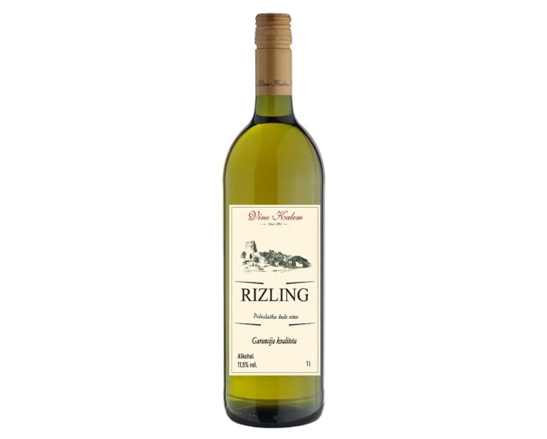 Вино КАЛЕМ Рислинг белое полусладкое 1л / интернет-магазин напитков Лоза в Улан-Удэ