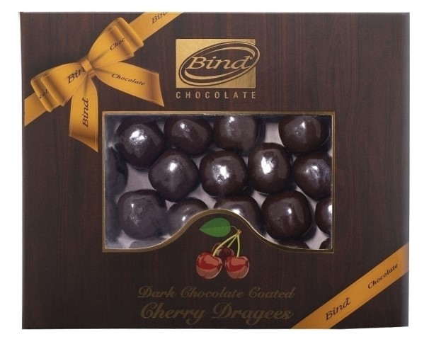 Шок драже БИНД Вишня в шоколаде 100г картон / интернет-магазин напитков Лоза в Улан-Удэ