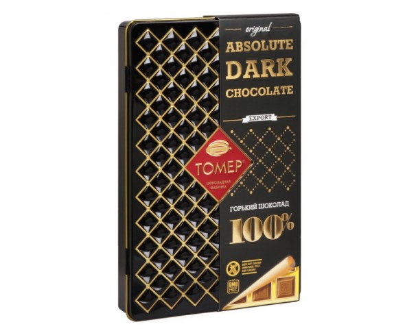 Шоколад ТОМЕР горький 100% 90г / интернет-магазин напитков Лоза в Улан-Удэ