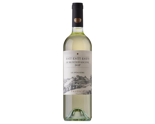 Вино ЛЕ ПОДЖЕРЕ ЭСТ! ЭСТ! ЭСТ! Ди Монтефиасконе белое сухое 12% 750мл / интернет-магазин напитков Лоза в Улан-Удэ