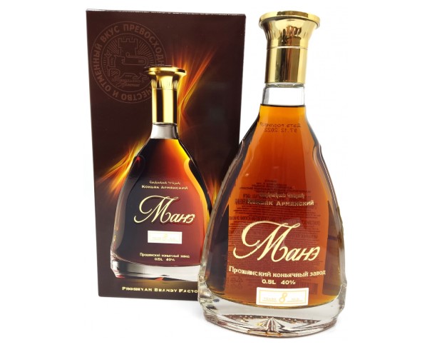 Коньяк МАНЭ КВВК 8 лет 40% 500мл п/у / интернет-магазин напитков Лоза в Улан-Удэ