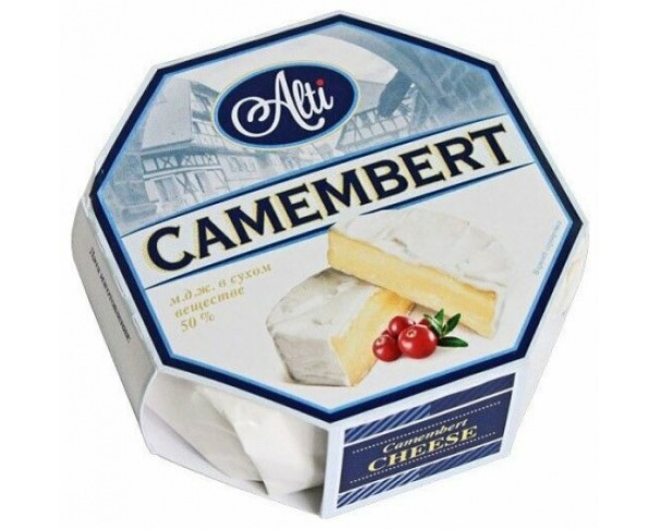 Сыр АЛТИ Камамбер пастеризованый 100г БЗМЖ / интернет-магазин напитков Лоза в Улан-Удэ