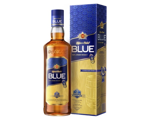 Виски ОФИЦЕРС ЧОЙЗ Блю Пьюр Грейн 40% 750мл п/у / интернет-магазин напитков Лоза в Улан-Удэ