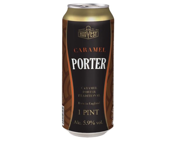 Пиво ХАРВЕСТ Карамель портер 5,9% 568мл ж/б / интернет-магазин напитков Лоза в Улан-Удэ