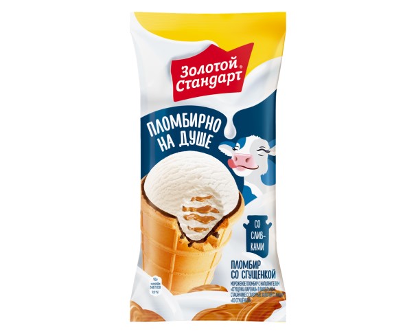 Мороженое ИНМАРКО ЗОЛОТОЙ СТАНДАРТ со сгущенкой 93г в/ст БЗМЖ / интернет-магазин напитков Лоза в Улан-Удэ