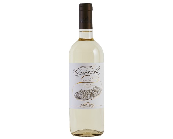 Вино КАЗАСОЛЕ ОРВИЕТО Классико белое полусладкое 12% 750мл / интернет-магазин напитков Лоза в Улан-Удэ