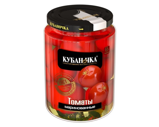 Томаты КУБАНОЧКА Маринованные 720мл / интернет-магазин напитков Лоза в Улан-Удэ