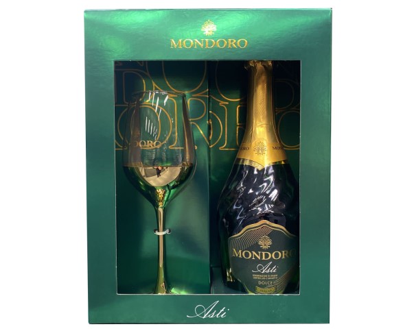 Вино игристое МОНДОРО Асти 750мл п/у + бокал / интернет-магазин напитков Лоза в Улан-Удэ