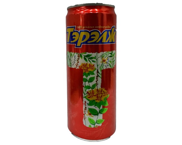 Напиток газ. ТЭРЭЛЖ с целебными травами 330мл / интернет-магазин напитков Лоза в Улан-Удэ