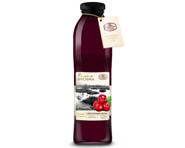 Нектар САВА Брусничный 500мл ст/б / интернет-магазин напитков Лоза в Улан-Удэ