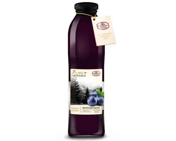 Нектар САВА Черничный 500мл ст/б / интернет-магазин напитков Лоза в Улан-Удэ