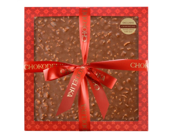 Шоколад ШОКОДЕЛИКА молочный с цельным кешью 80г / интернет-магазин напитков Лоза в Улан-Удэ