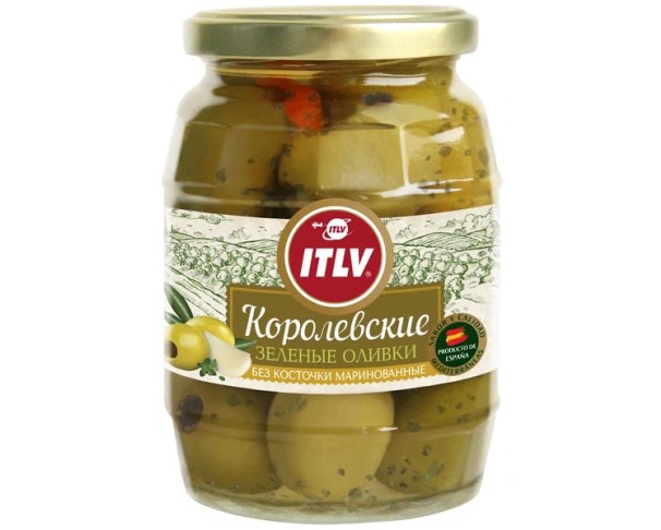 Оливки ITLV Королевские 370мл ст/б / интернет-магазин напитков Лоза в Улан-Удэ